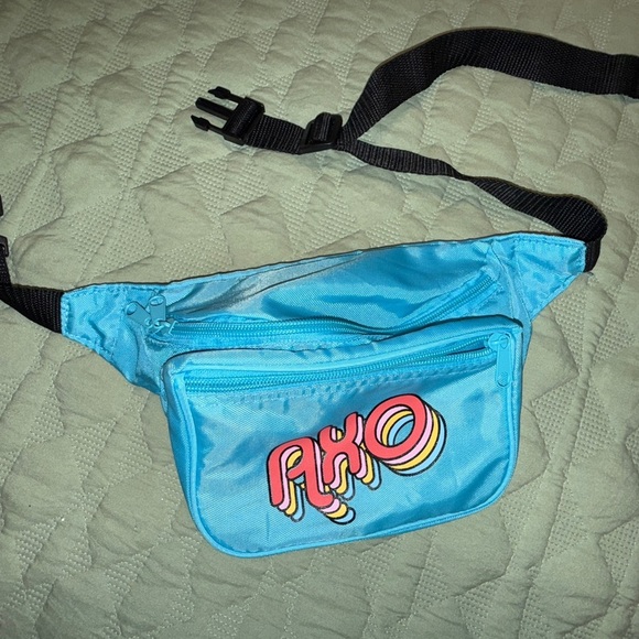 Alpha Chi Omega Handbags - AXO Blue Belt Bag/Fanny Pack